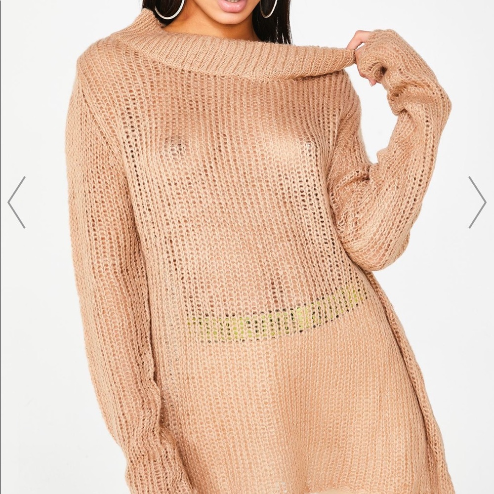 Dolls kill off the shoulder knit sweater